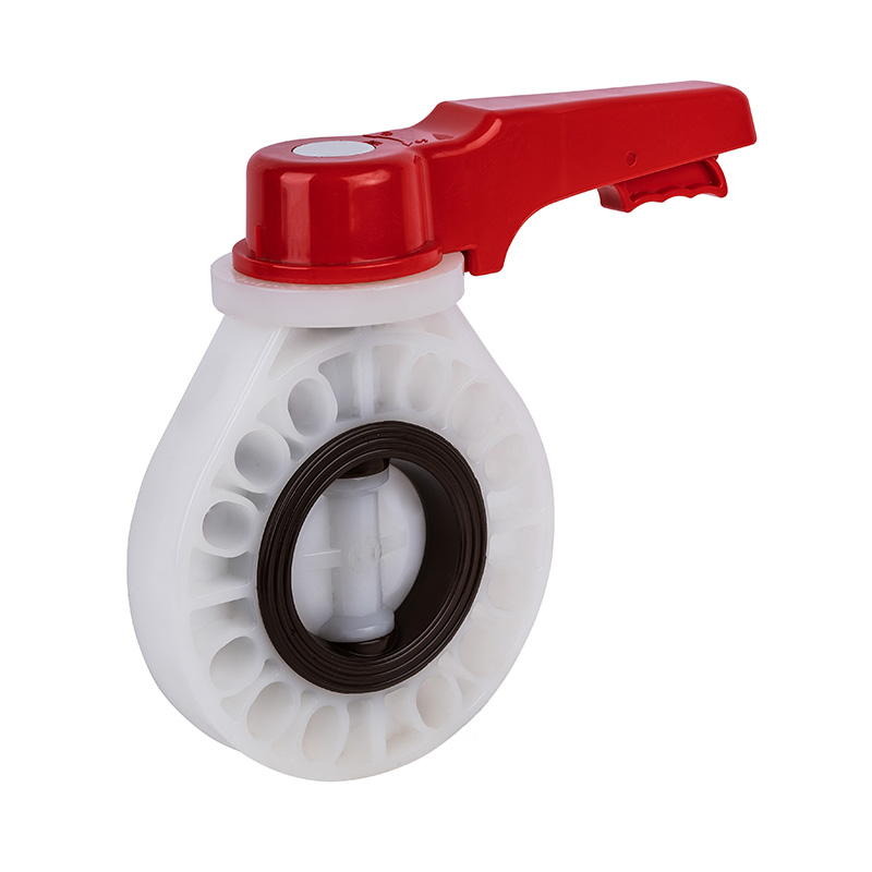 PVDF D71X-10F 手柄蝶閥 DN40-200 1-1/2