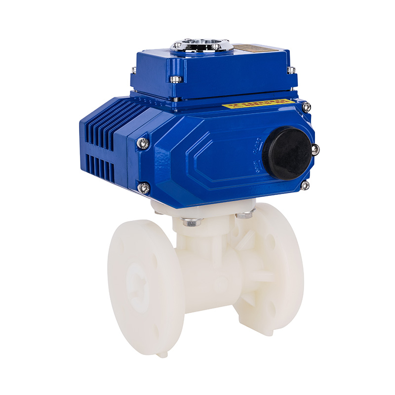 PVDF D941F-10F 電動法蘭球閥 DN15-300國標